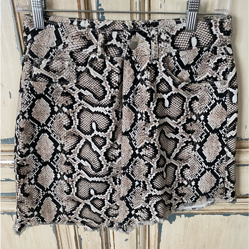 ZARA TRF COLLECTION ANIMSL PRINT SKIRT SIZE SMALL